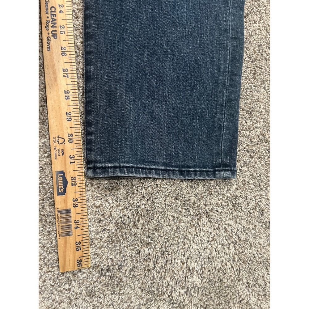 Lee Extreme Motion MVP Athletic Fit Tapered Leg Jeans Mens 36x32 Blue Stretch - Picture 6 of 7